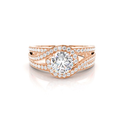 Rose Gold Lab Grown Diamond Engagement Rings
