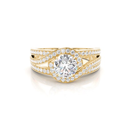 Yellow Gold Diamond Engagement Rings