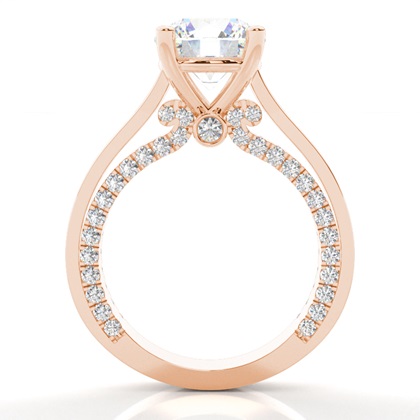 Diamond Engagement Rings Classic Solitaire Rose Gold