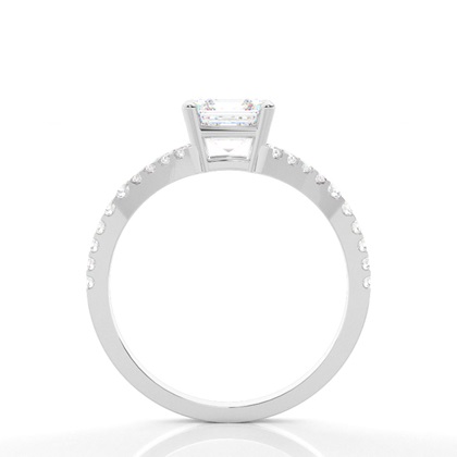 Asscher Diamond Engagement Rings