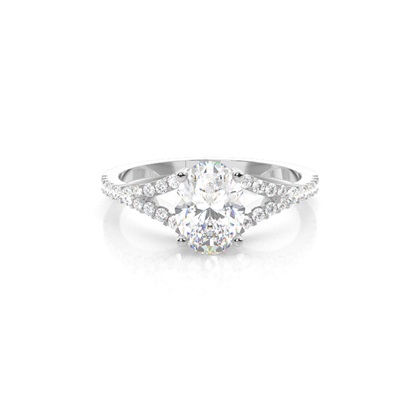 Oval Diamantringe