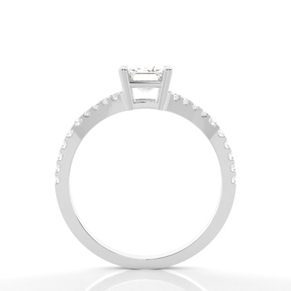 Emerald Cut Diamond Rings