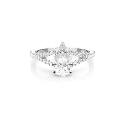 Tropfen Diamantringe