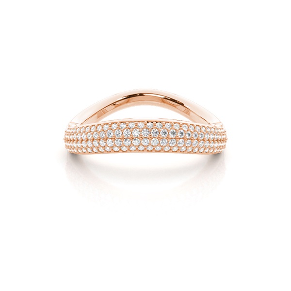 2.20mm Studded Slight Comfort Fit Diamond Shaped Band