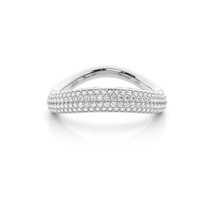 2.20mm Studded Slight Comfort Fit Diamond Shaped Band