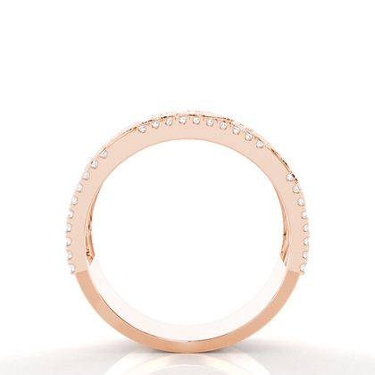 Rotgold Memoireringe Diamantringe