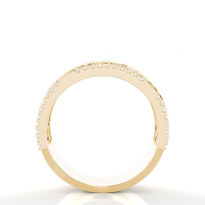 Yellow Gold Anniversary Diamond Rings