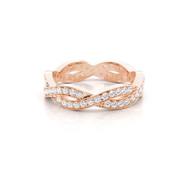 Pave Setting Full Eternity Diamond Ring
