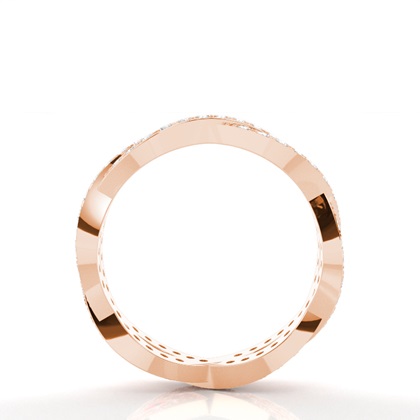 Rotgold Memoireringe Diamantringe