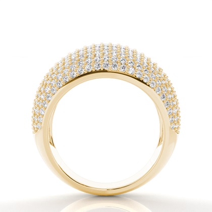 Yellow Gold Statement Diamond Rings
