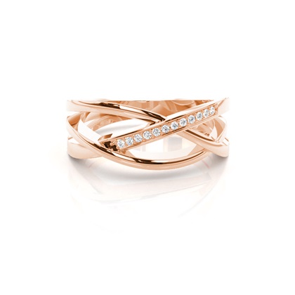 Rose Gold Everyday Diamond Rings