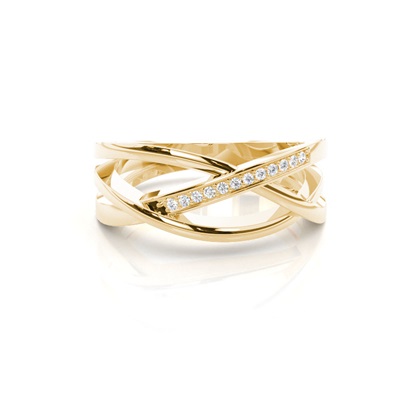 Yellow Gold Everyday Diamond Rings