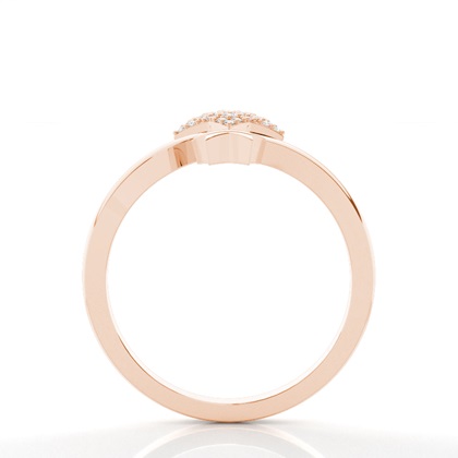 Rotgold Ringe für den Alltag Diamantringe