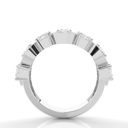 Pave Setting Round Diamond Fashion Ring