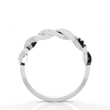 Gespickt Leichte Passform Diamantförmige Band