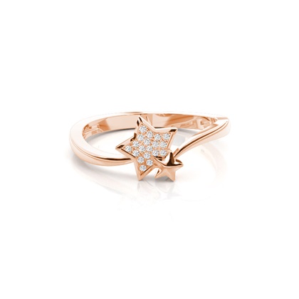 Round Cluster Diamond Rings