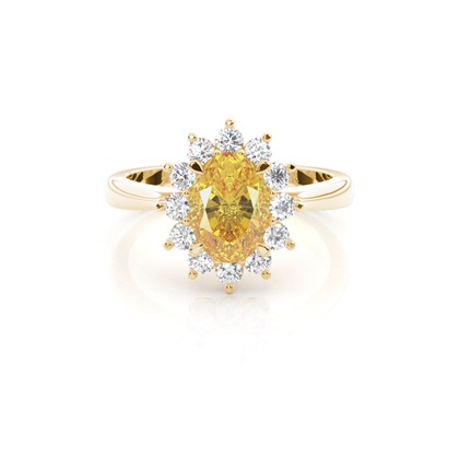Yellow Gold Yellow Diamond Engagement Rings