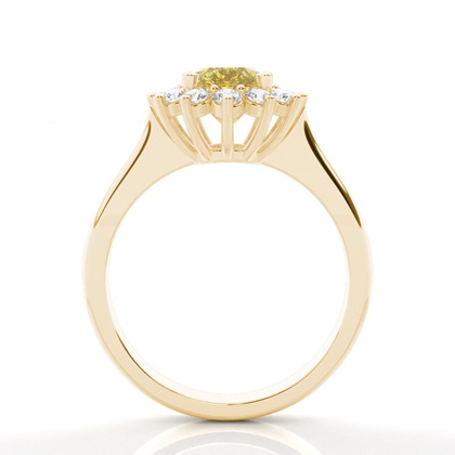 Yellow Gold Yellow Diamond Engagement Rings
