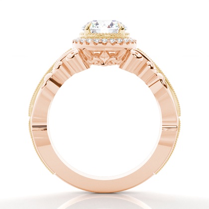 Rose Gold Ethereal Engagement Rings