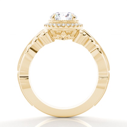 2.00 Carat Gelbgold Ethereal Verlobungsringe