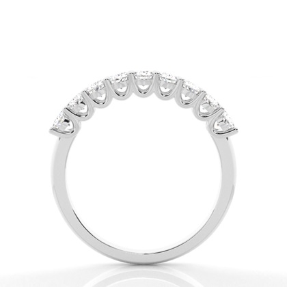 Halb Eternity Diamant Ring in einer Krappenfassung