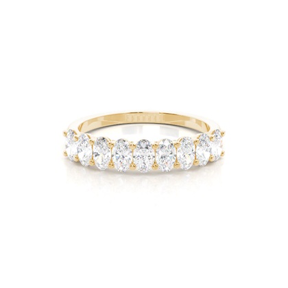 Yellow Gold Anniversary Diamond Rings