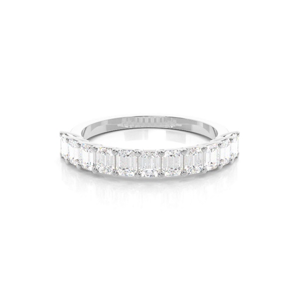 Halb Eternity Diamant Ring in einer Krappenfassung
