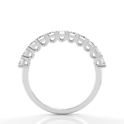 Halb Eternity Diamant Ring in einer Krappenfassung