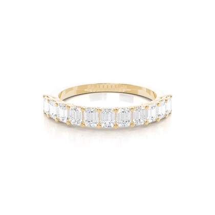 Yellow Gold Eternity Diamond Rings