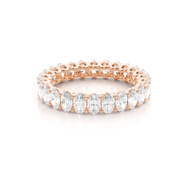 Prong Setting Full Eternity Diamond Ring