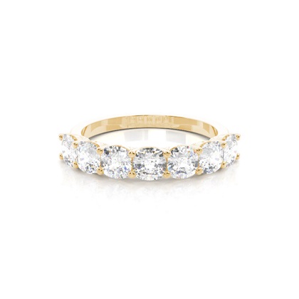 Yellow Gold Eternity Diamond Rings