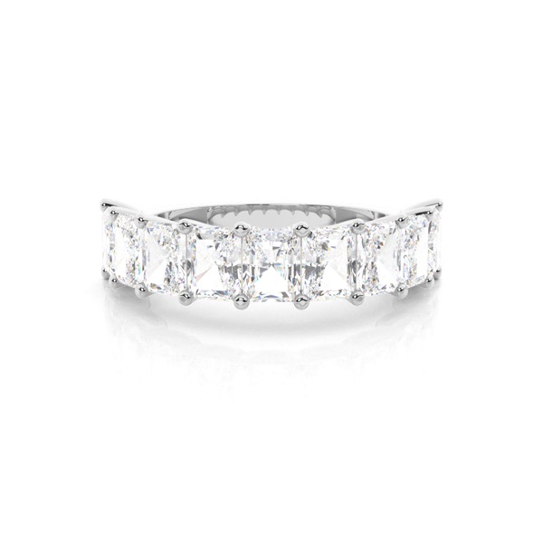 Halb Eternity Diamant Ring in einer Krappenfassung
