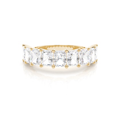 Yellow Gold Eternity Diamond Rings