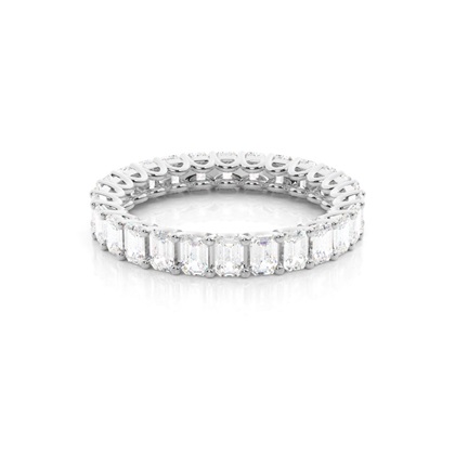 4 Prong Setting Full Eternity Diamond Ring