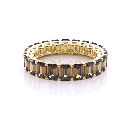 Yellow Gold Champagne Diamond Rings