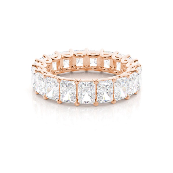 4 Prong Setting Full Eternity Diamond Ring