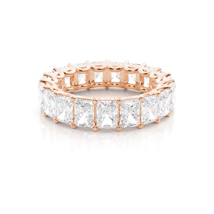 Rose Gold Full Eternity Diamond Rings