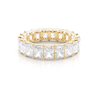 Yellow Gold Eternity Diamond Rings