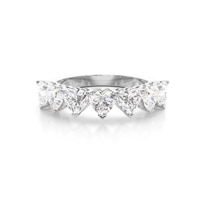 Platinum Diamond Anniversary Rings