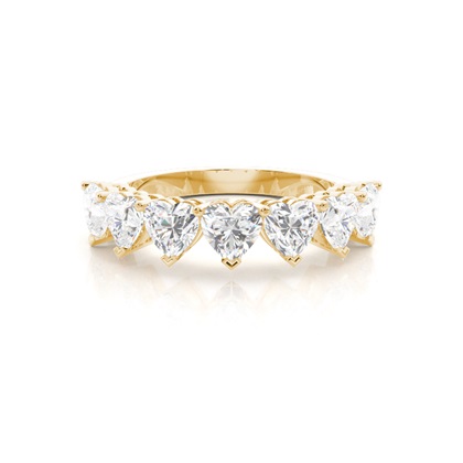 Yellow Gold Eternity Diamond Rings