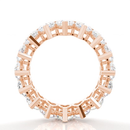 Rose Gold Eternity Diamond Rings