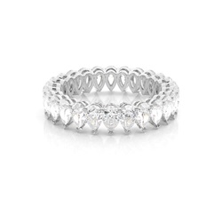 Prong Setting Full Eternity Diamond Ring
