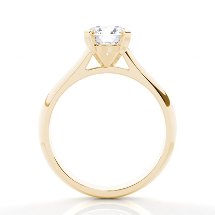 Yellow Gold Solitaire Engagement Rings