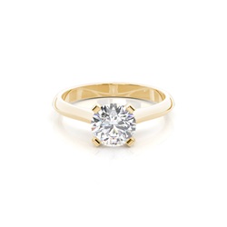 Prong Setting Diamond Engagement Ring