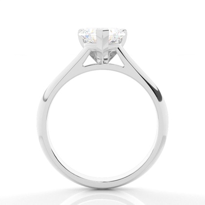 Heart Solitaire Diamond Rings