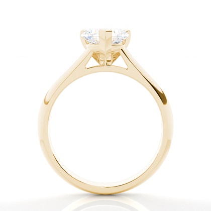 4.00 Carat Yellow Gold Solitaire Engagement Rings