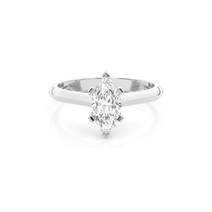 Marquise Solitaire Diamond Engagement Rings