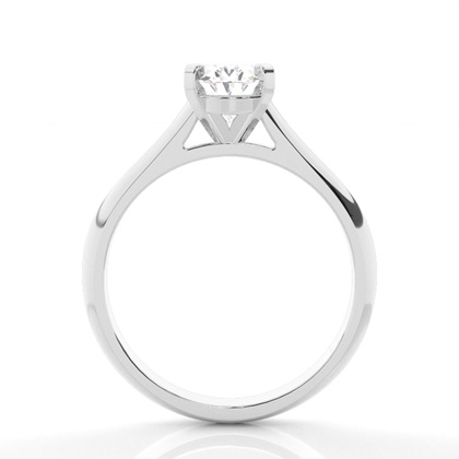 Oval Solitaire Diamond Rings