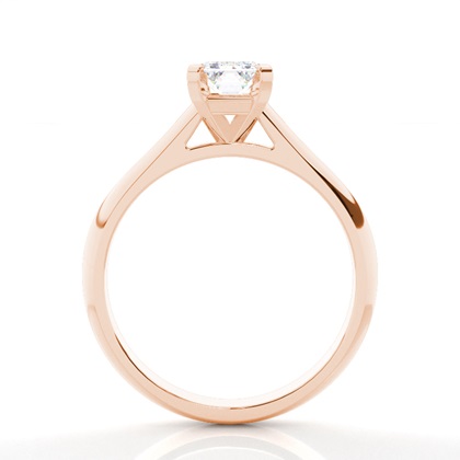 Radiant Solitaire Engagement Rings