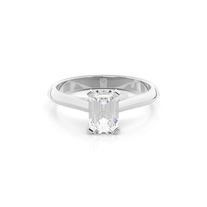 Radiant Solitaire Diamond Rings